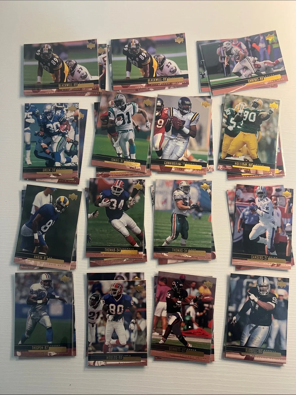 87 Vintage NFL Football Card Lot - Great for Collectors